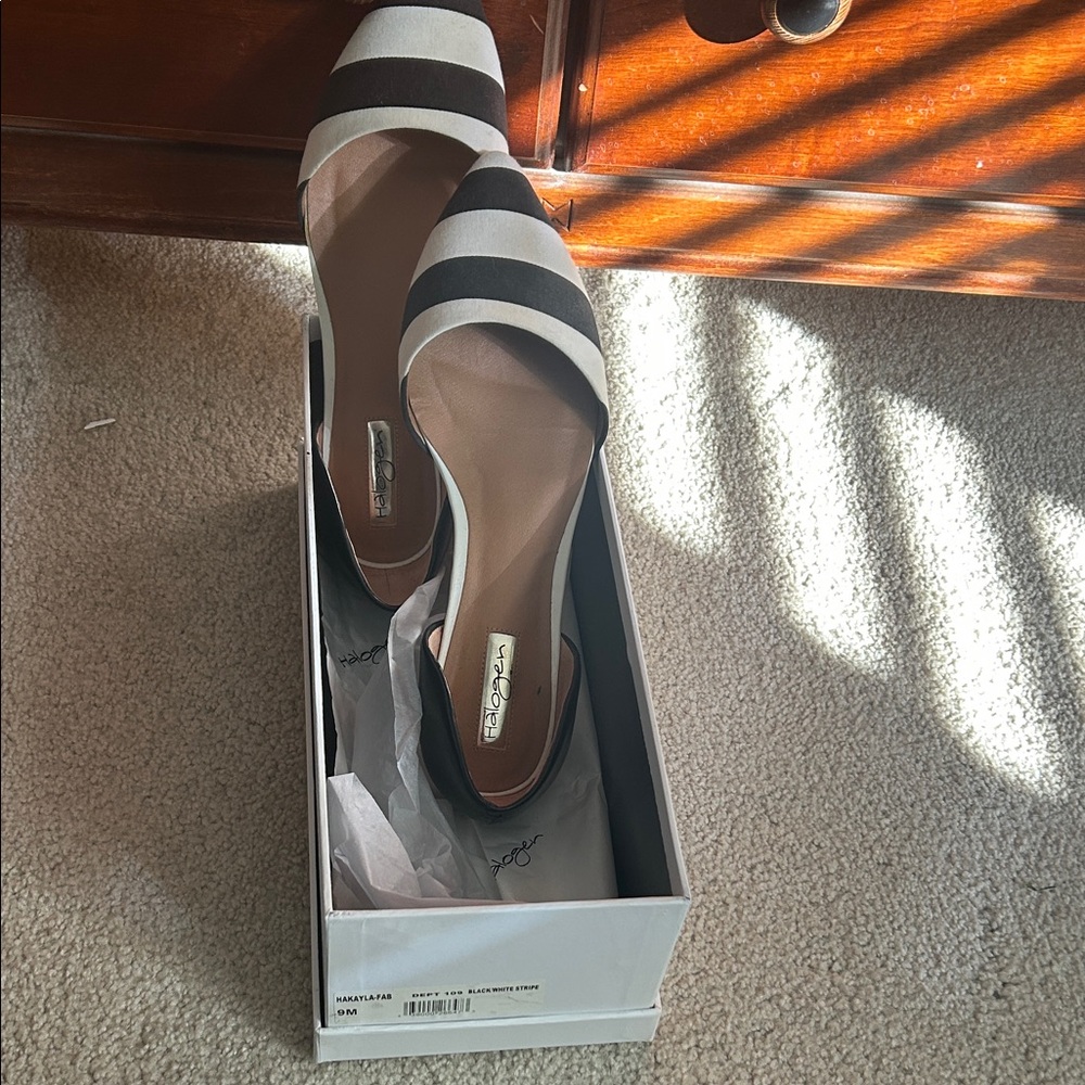 Dolce Vita Black and White Women's Flats